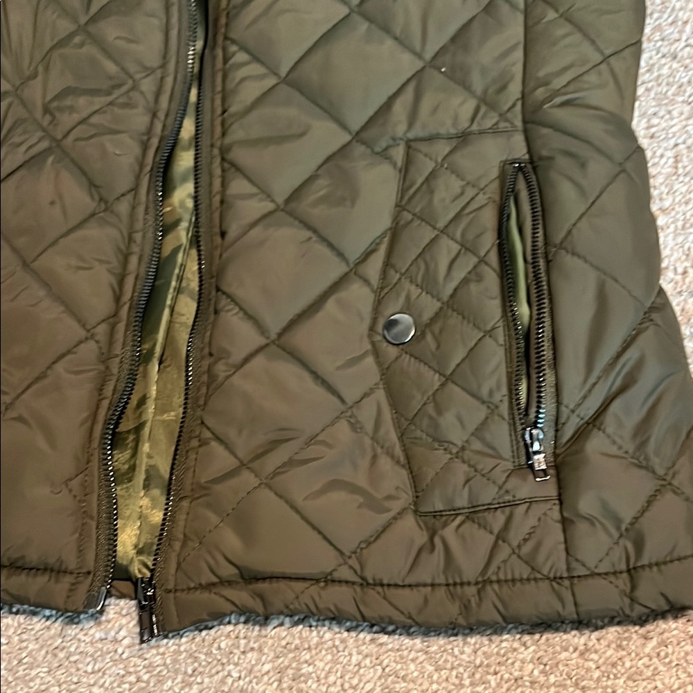 a new day Quilted Khaki Vest - Picture 3 of 4